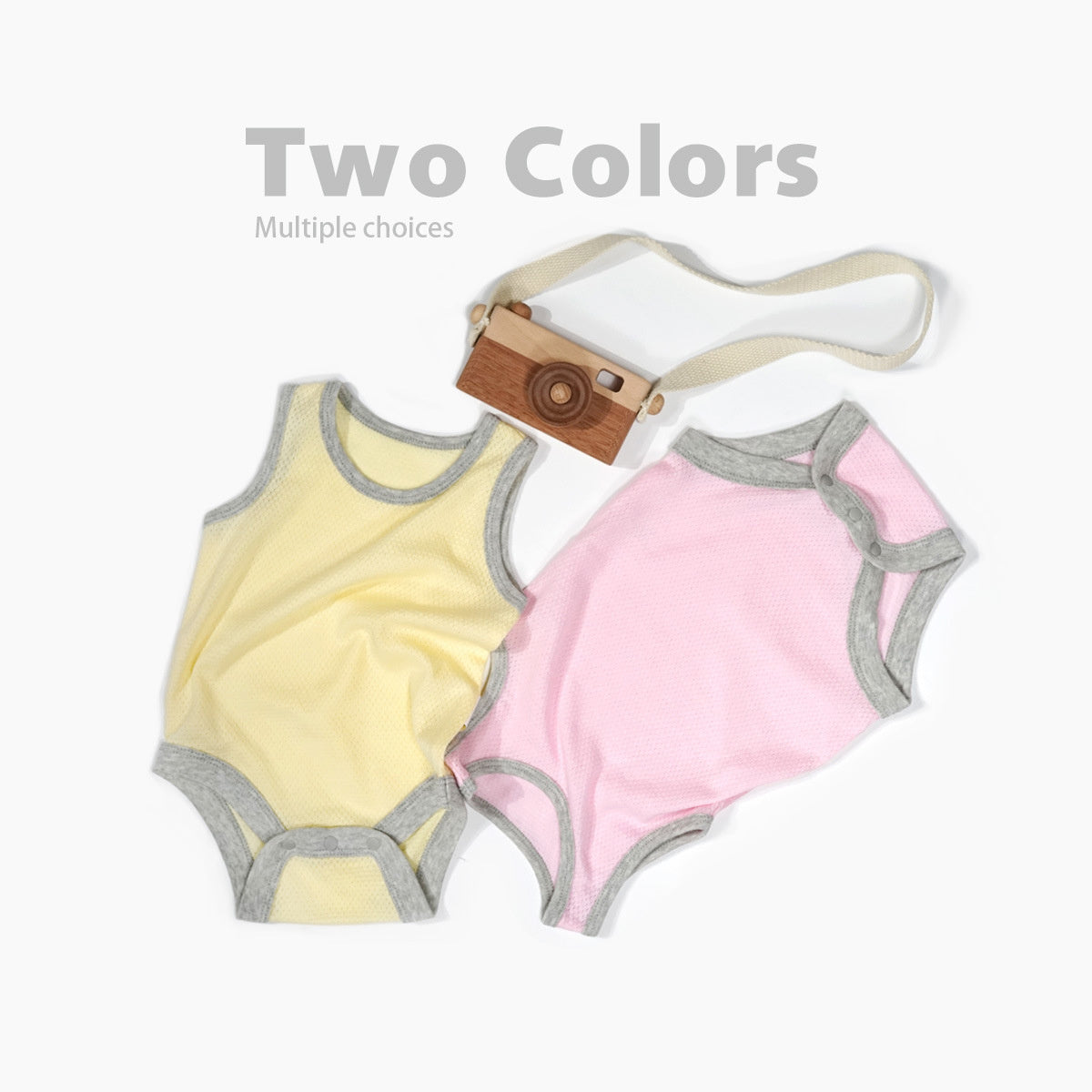 Baby Mesh Bodysuit Vest Hole Hole Cloth Summer Dress Thin Baby Triangle Romper Wrap Fart Crawl Clothes