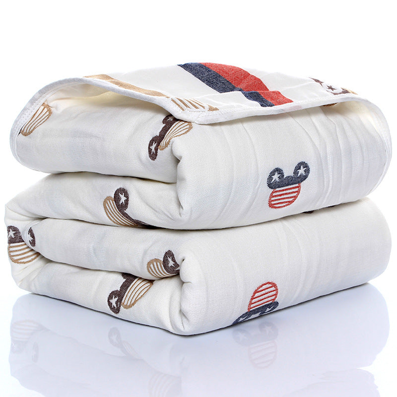 Six-layer Gauze Children Towel Quilt Baby Baby Gauze Bath Towel