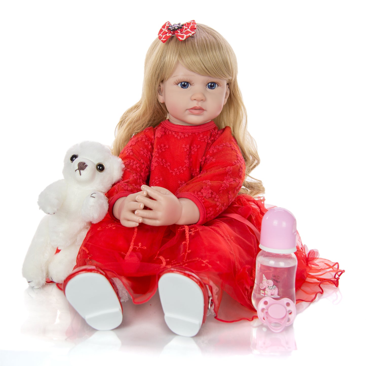 24 Inch Rebirth Doll Cloth Body Simulation Baby