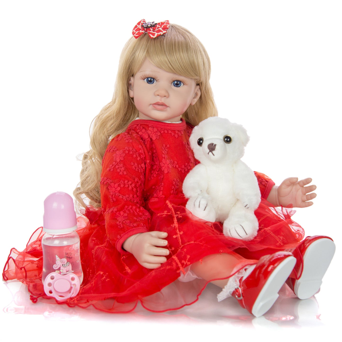 24 Inch Rebirth Doll Cloth Body Simulation Baby