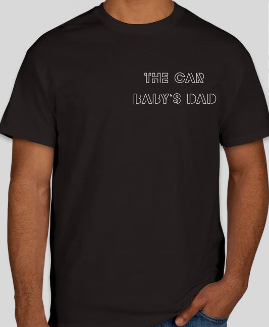 Adult Cotton T-Shirt - Car Baby's Dad